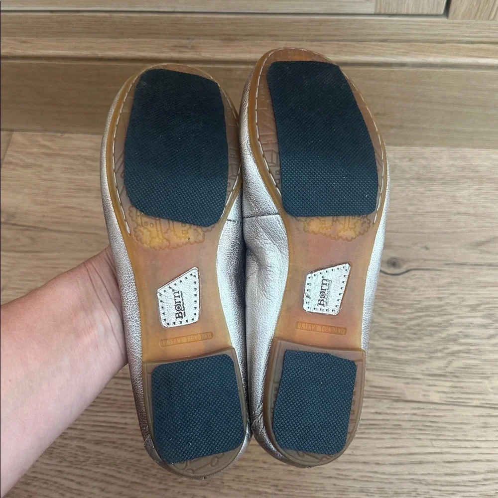 Born Metallic Ballet Flats 6.5 women’s